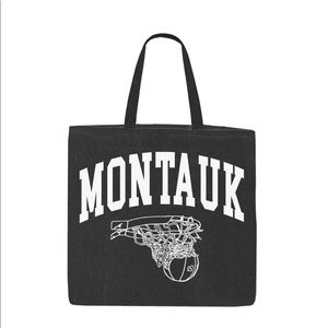NWOT Firstport Montauk Basketball Canvas Tote